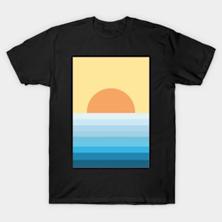 Sunset view illustration T-Shirt